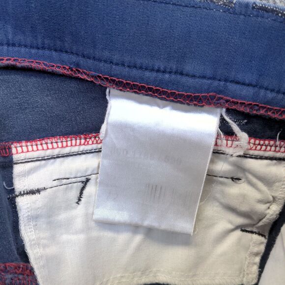 Euro Star Women's Equestrian Breeches Pants Blue S 5-Pocket Zip Fly Tapered Leg - Picture 11 of 13